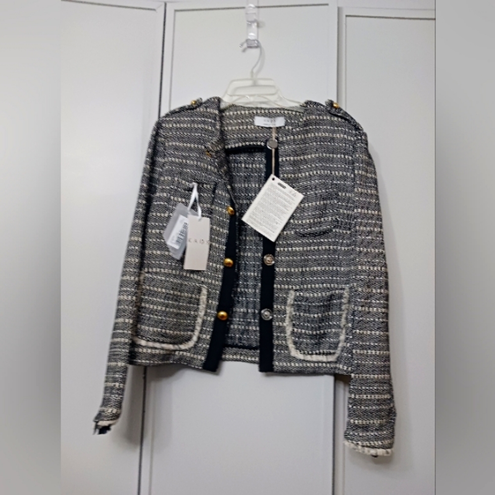 CHANEL style new tweed jacket Italy